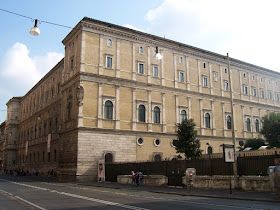 The Palazzo della Cancelleria in Rome was Cardinal Ottoboni's home as vice-chancellor of the Holy Roman Church