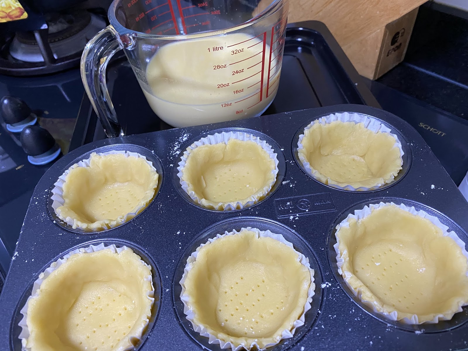 My Time in the Kitchen Egg Tarts