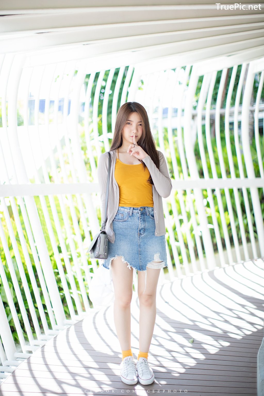 Image-Thailand-Cute-Model-Creammy-Chanama-Beautiful-Angel-In-Flower-Garden-TruePic.net- Picture-11