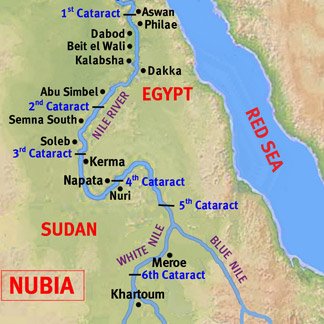 Map Of Nubia 