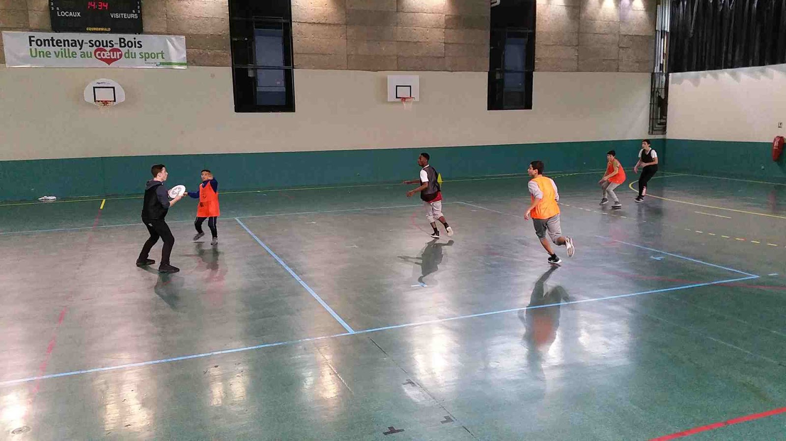 A S Joliot Curie Ultimate Championnat Inter Academique Guyancourt