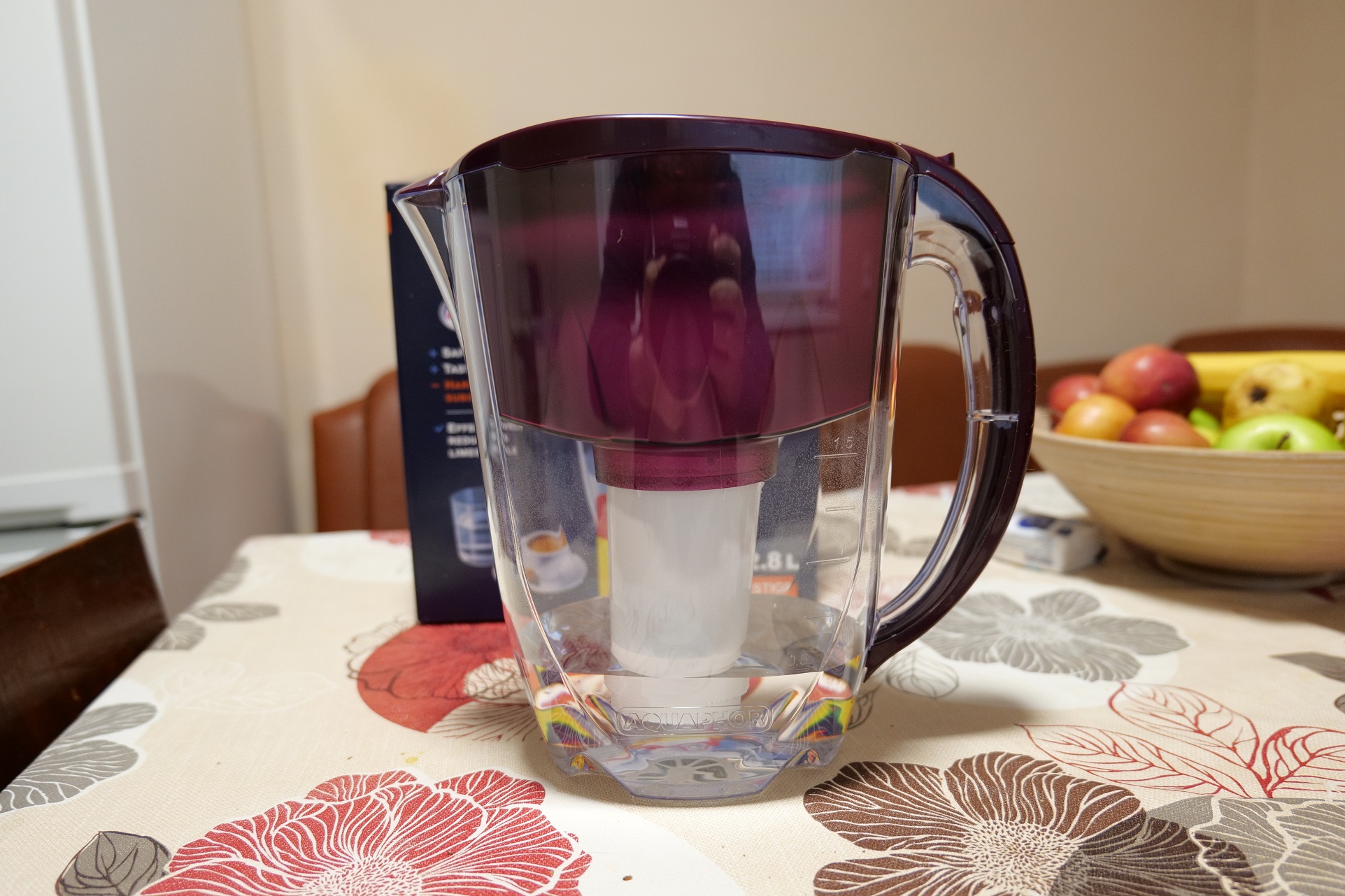 Aquaphor Prestige 2.8L water filter jug tested TEST and REVIEW