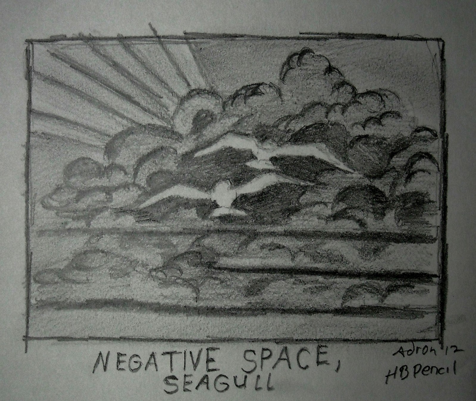 Adron's Art Lesson Plans: Negative Space in Drawing Lesson 11/15/12 Art 1