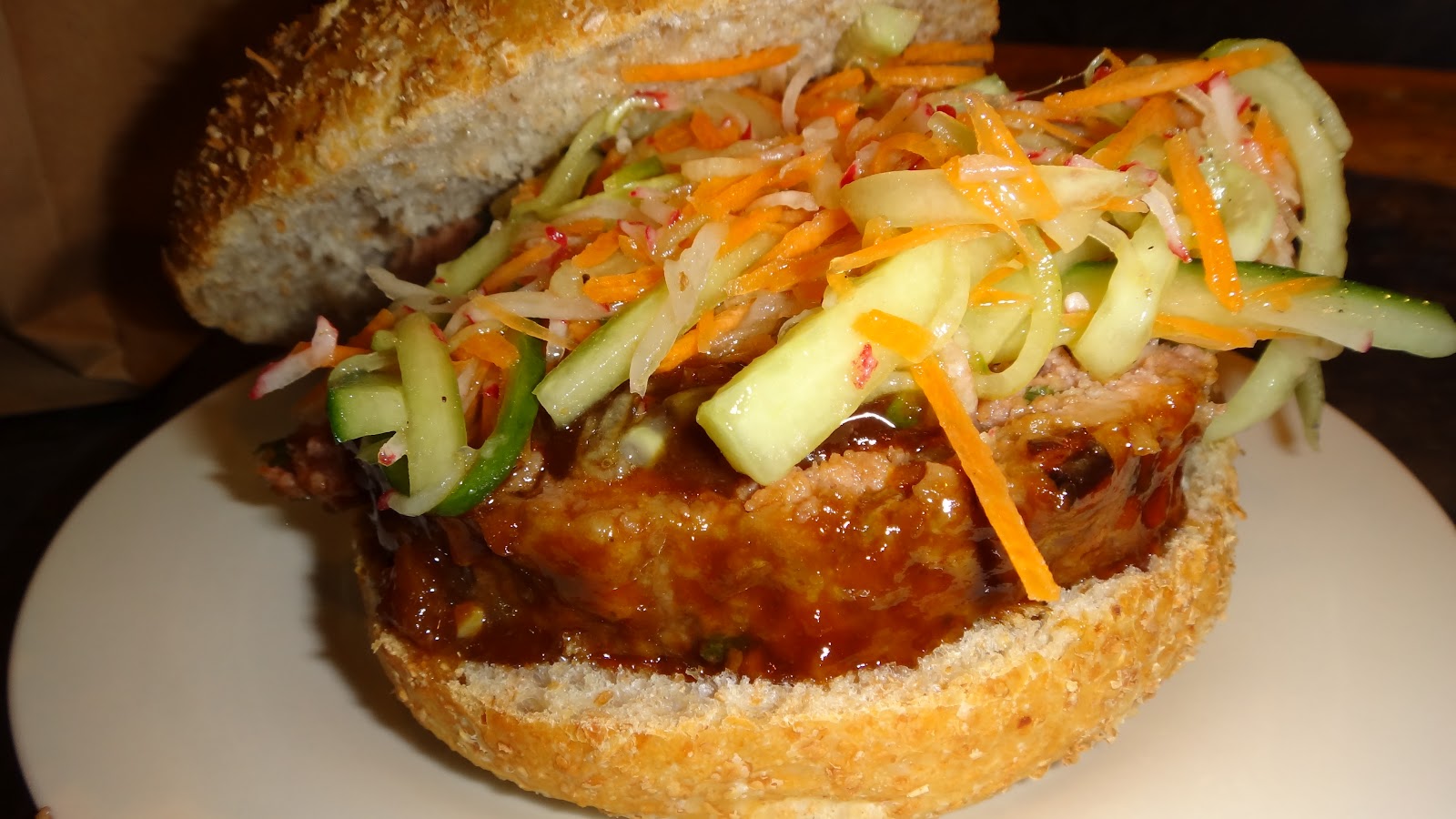 Bon Appetit Hoisin Glazed Meatloaf Sandwiches