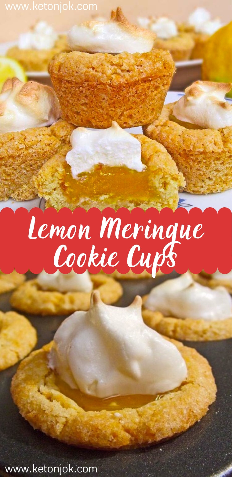 Delicious Lemon Meringue Cookie Cups - Joki's Kitchen