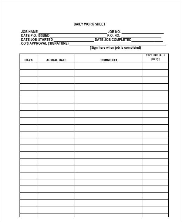 Job Log Template ~ Certificate Letter Job Log Template ~ Certificate Letter