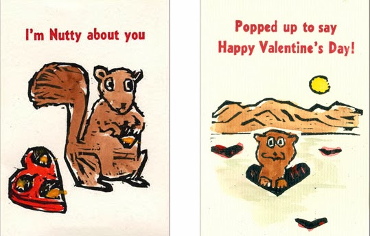 kinda pretty great: valentine's cards