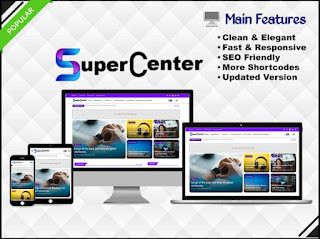 Super Center - Mẫu Blogger Nổi bật & Bài viết - Mẫu Blogger 2021