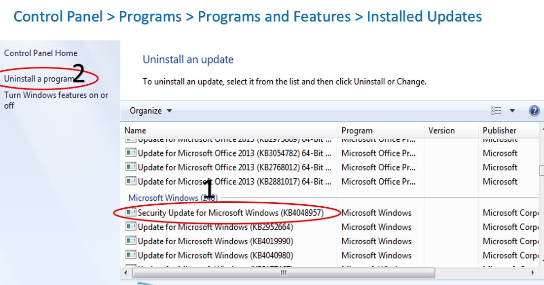 windows update kb2952664 windows update kb2952664