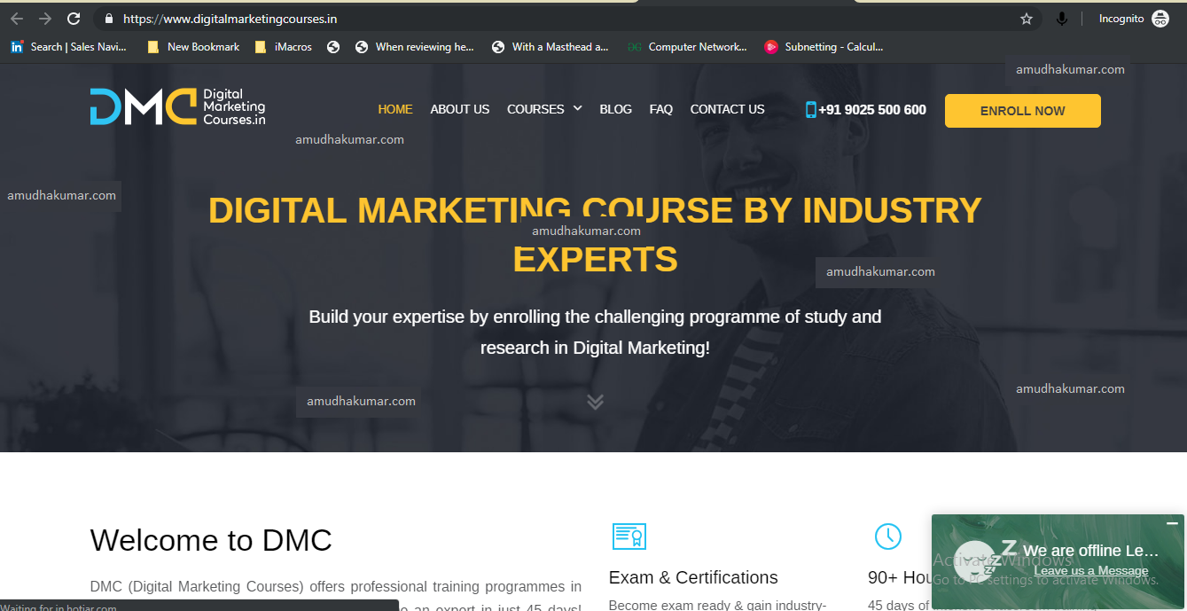 Digital Marketing Course - Digital Marketing Training in Chennai - Amudhakumar