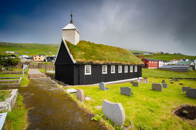 Porkeri-Isola di Suðuroy-Chiesa-Church-Kirkja