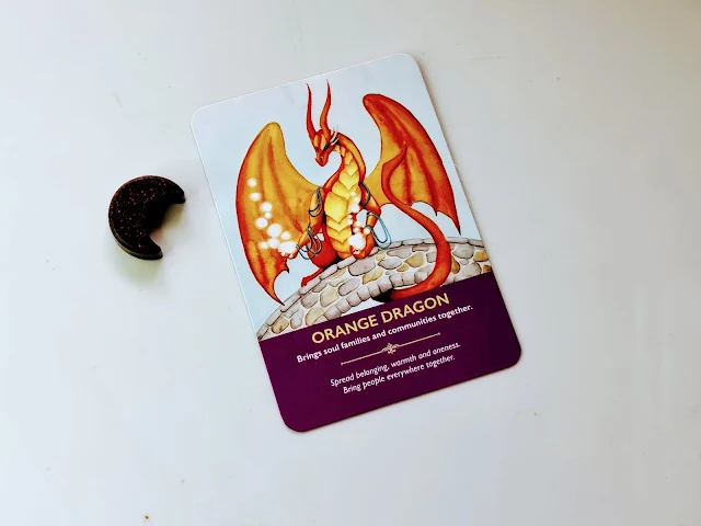 Orange Dragon - Dragon Oracle Cards