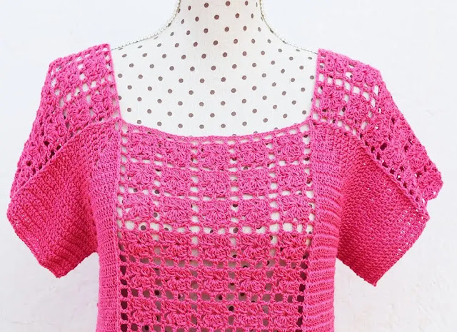 Tutorial de Blusa Fácil de Tejer a Crochet