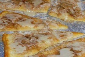 Cinnamon-Sugar Pizza made with Crescent Rolls