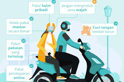 Tips Naik Ojek Selama New Normal untuk Hindari Virus Corona 