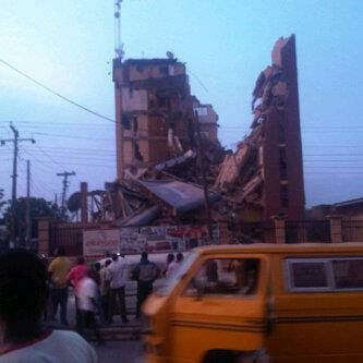 Picture Of The Building That Caved In At Maryland Lagos Yesterday. 1
