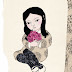 Nouvelle illustration : petite fille à l'hortensia rose