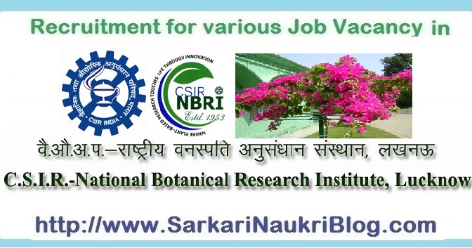 Csir-nbri recruitment 2021 picture