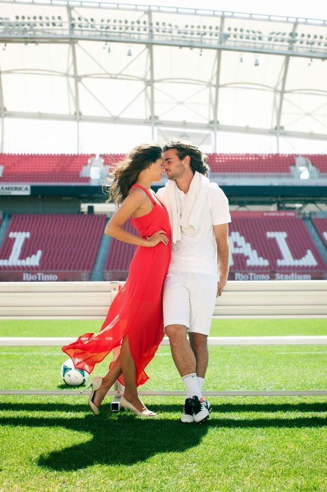 World Cup Star Kyle Beckerman With Wife Kate Pappas Show Soccer Love