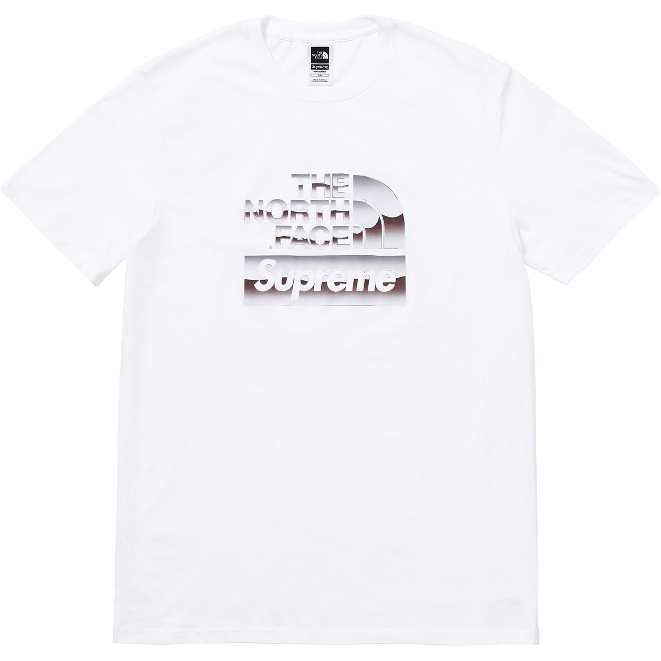 supreme x the north face tee