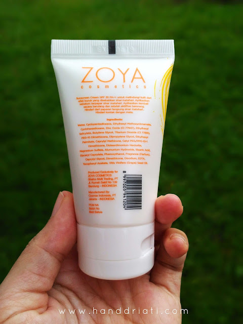 Review ZOYA Cosmetics: Eye Brow Pencil + Sunscreen Cream