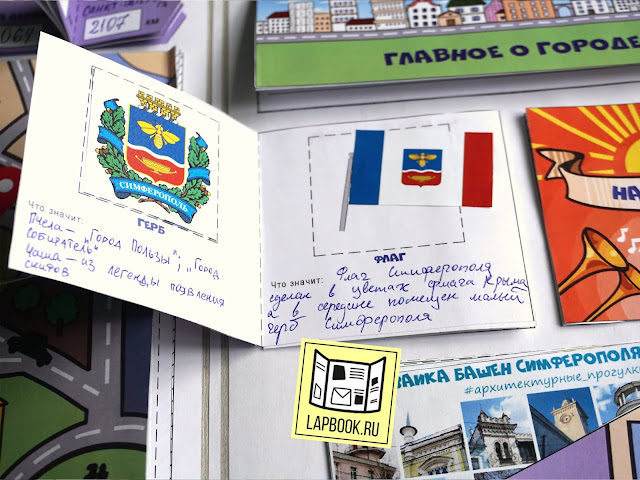 лэпбук Город. Символы лэпбук Город. Символы