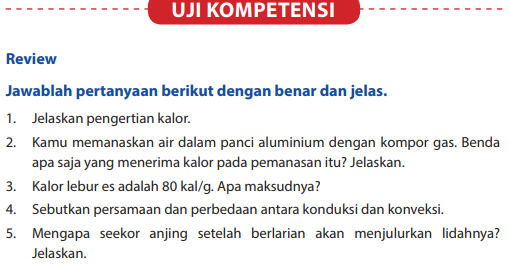 Soal Ipa Kelas 7 Bab Kalor Dan Perpindahannya Dapur Siswa