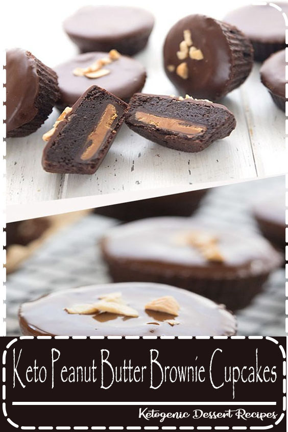 Keto Peanut Butter Brownie Cupcakes Food Lade