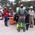 Simulacro de emergencia en mina de San Julián