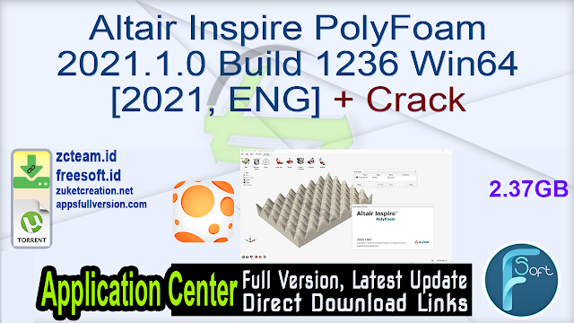 Altair Inspire PolyFoam 2021.1.0 Build 1236 Win64 [2021, ENG] + Crack_ ZcTeam.id