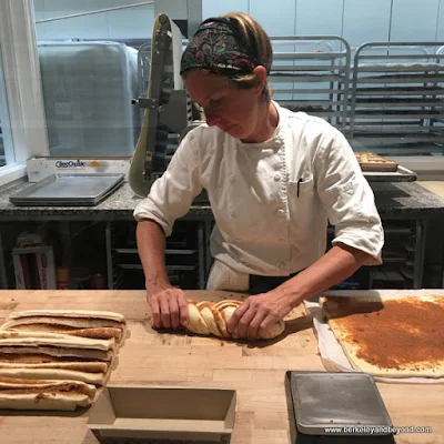 making cinnamon twist at One House Bakery in Benicia, California