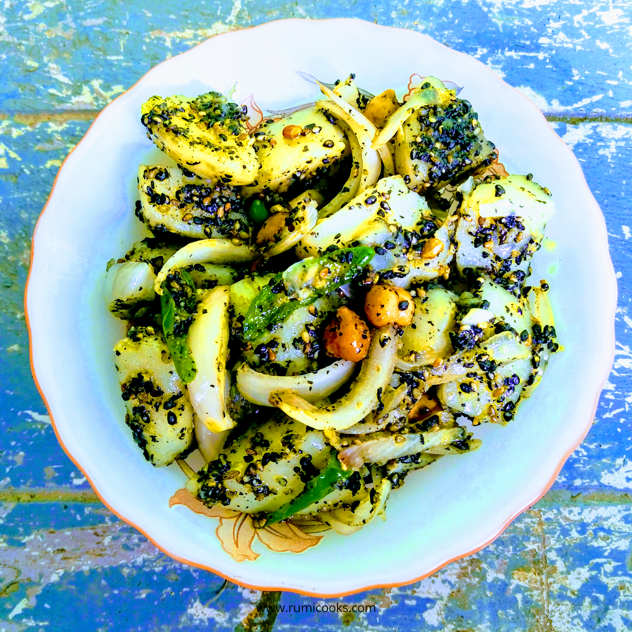 Nepali Style Potato Salad Recipe Aloo Ko Achar