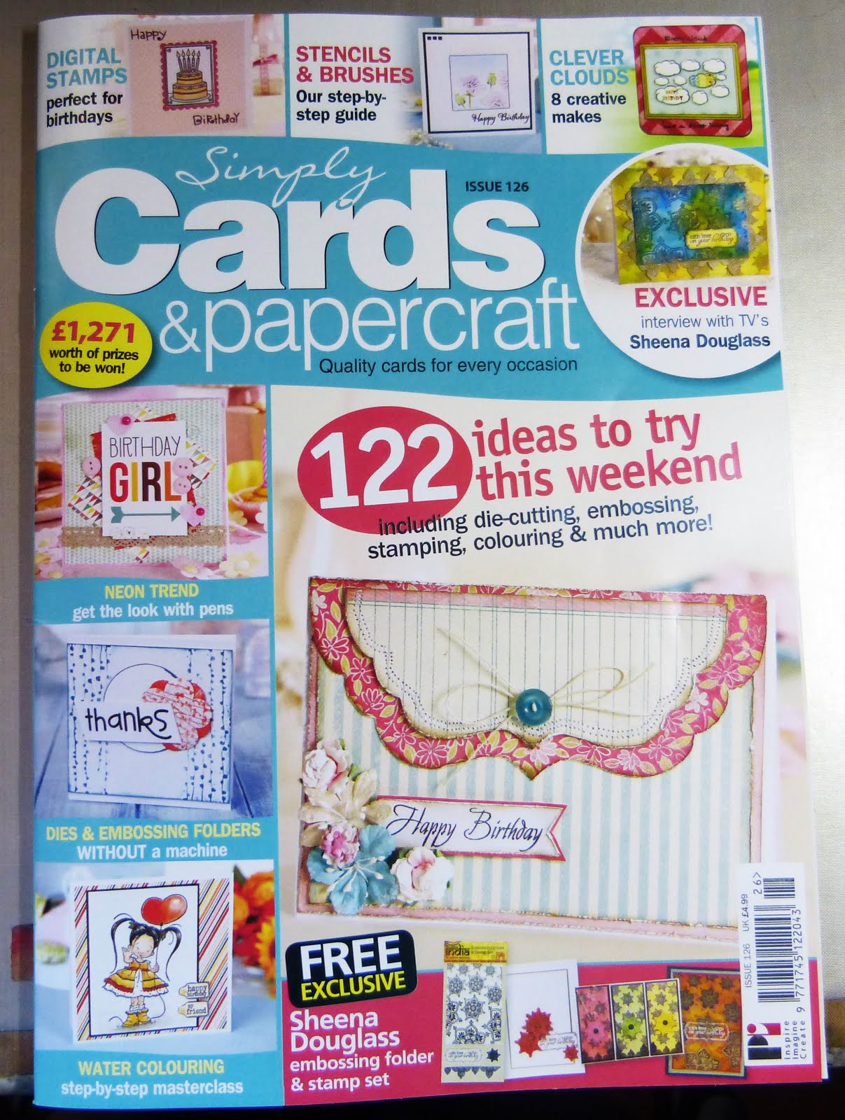 Published In Simply Cards &  Papercrafts Issue 126
