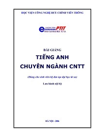 Bài Giảng Tiếng Anh Chuyên Ngành Công Nghệ Thông Tin - Lê Thị Hồng Hạnh