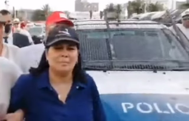 راشد الخياري ينشر فيديو خطير بخصوص ما حدث مع النائبة عبير موسي في باردو قبل قرار إنسحابها من الإعتصام المفتوح