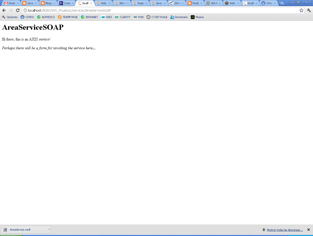 Java Frameworks & APIs: Web Services - Apache AXIS - Tutorial I