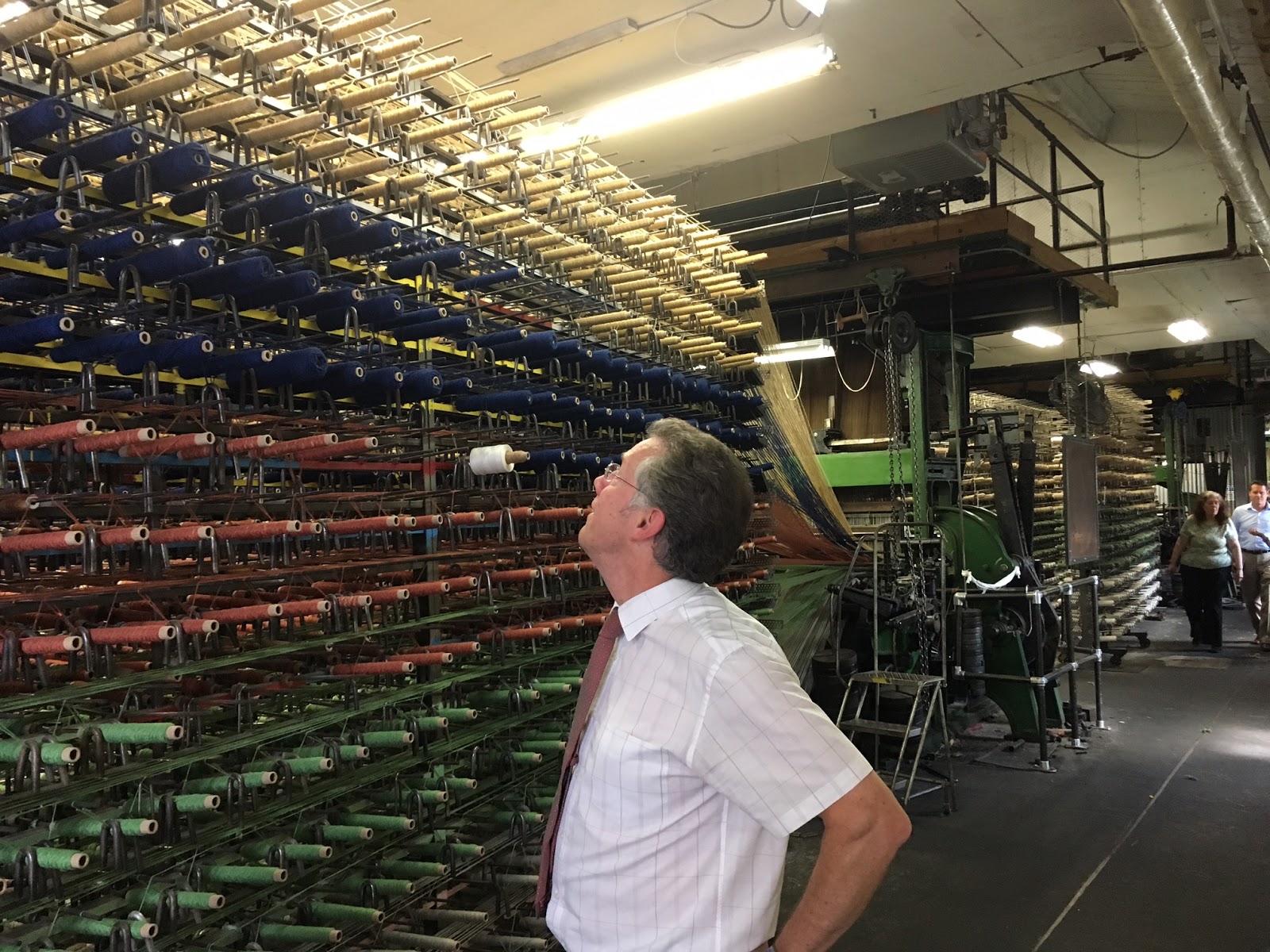 Langhorne Carpets British Wool Marketing Board Representative Visits