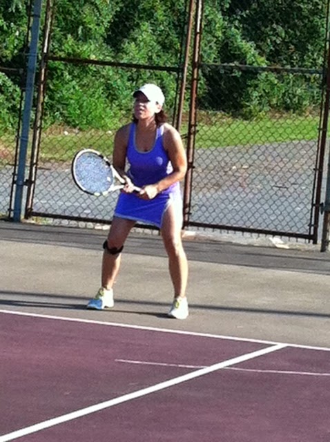 Mixed 8.0 match with Melissa second set and tiebreak. 