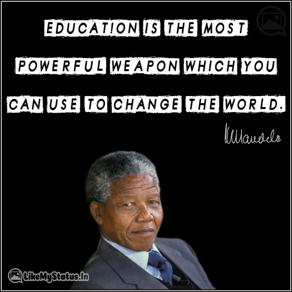 75 Nelson Mandela Quotes Education Leader Freedom Inspiration...
