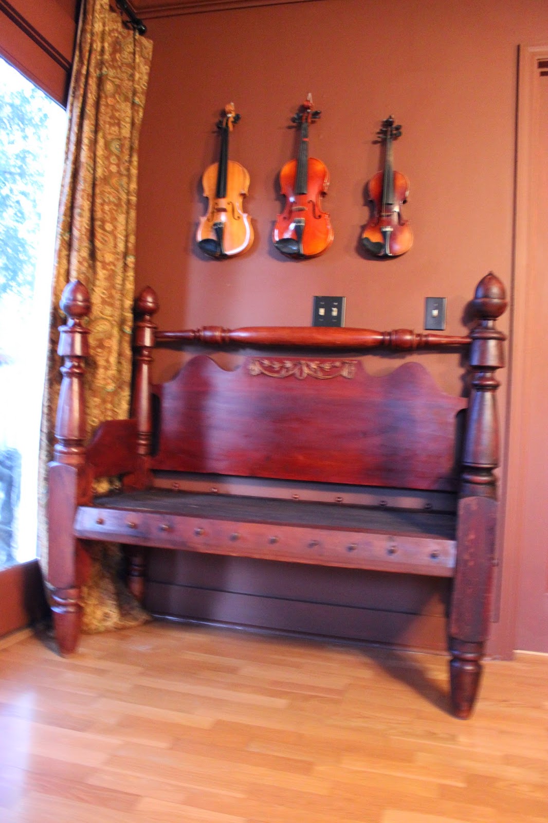 IT'S JUST DIFFERENT! Old Rope Bed Made Into A Bench.