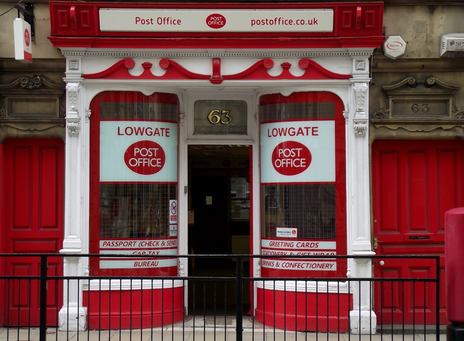 Hull and Hereabouts Post Office Red