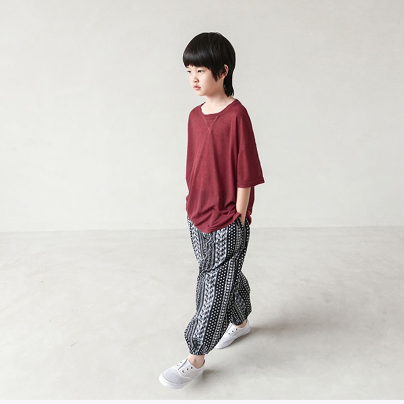 Áo Thun Trẻ Em Cotton Tay Ngắn Trơn - BCOBI 157476 6 2 753