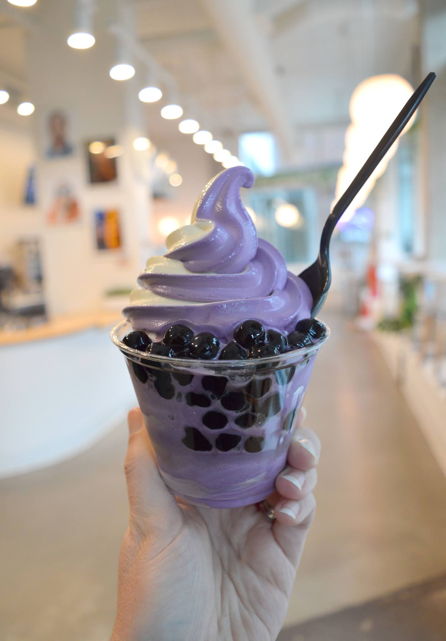 A Visit to Drip Tea for Soft Serve and Boba Tea
