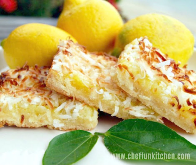 Lemon Coconut Bars Recipe