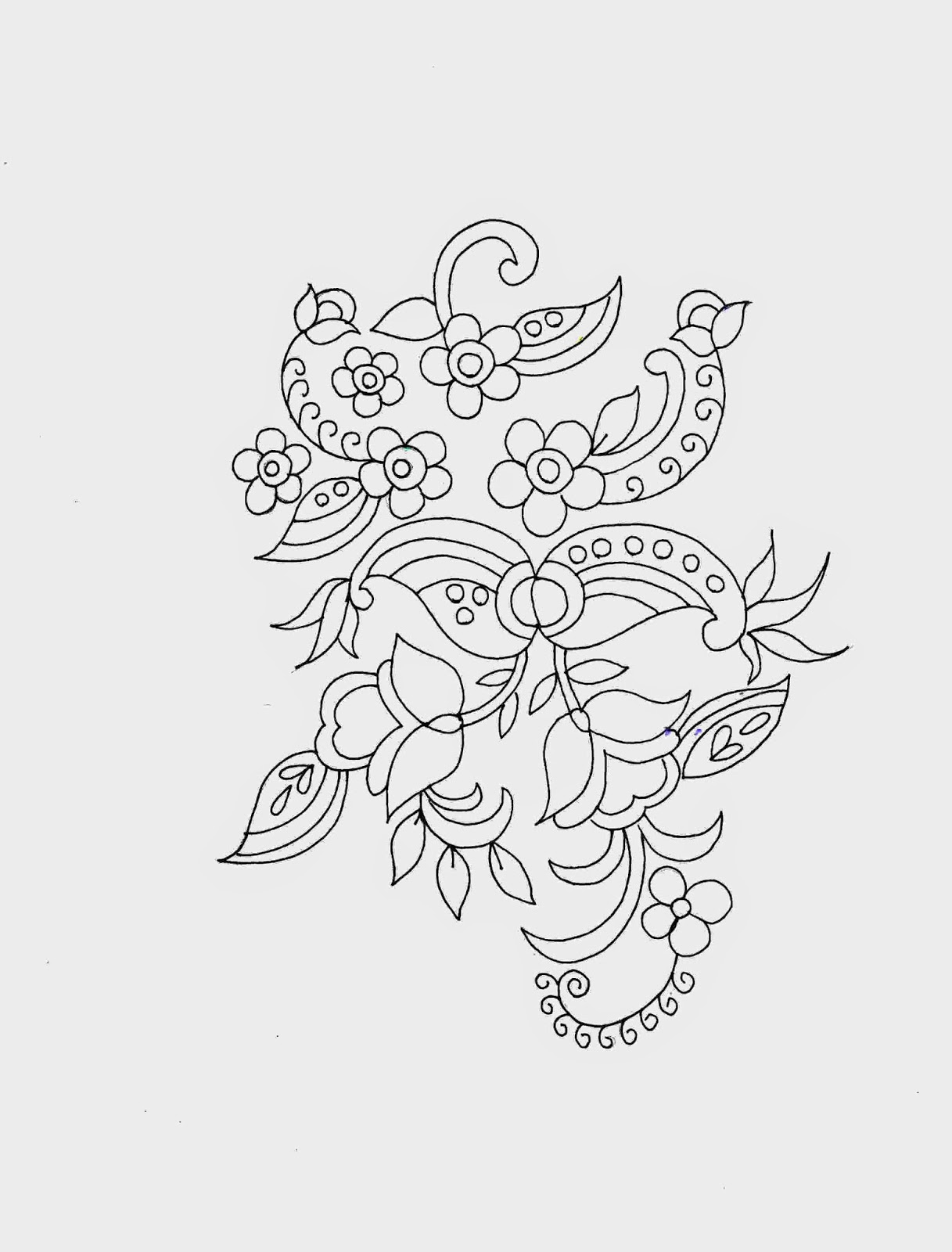 Embdesigntube flowy blouse appliques sketch designs Embdesigntube flowy blouse appliques sketch designs