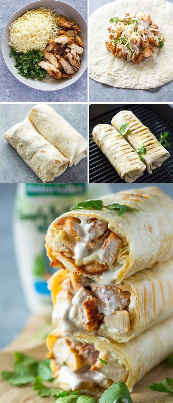 Chicken Ranch Wraps - easy booking