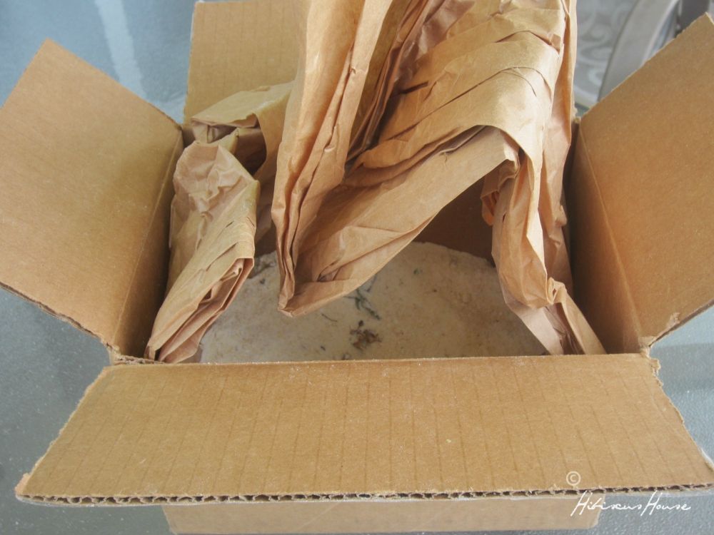 Hibiscus House Drying Flowers with Borax Cornmeal Mixture