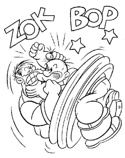 coloring pages of popeye