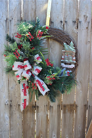 red truck Christmas wreath