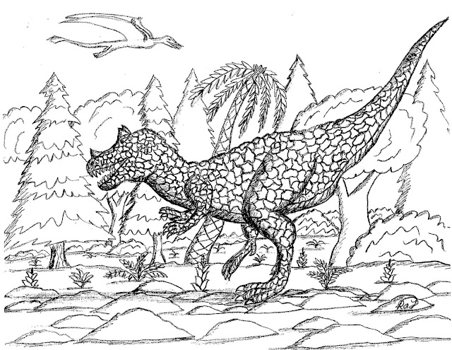 Robin's Great Coloring Pages: Ceratosaurus coloring pages